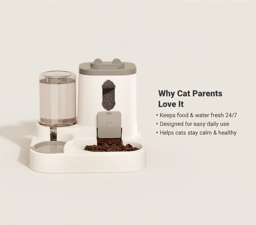 Purrilo 2 in 1 Cat Feeder - Purrilo