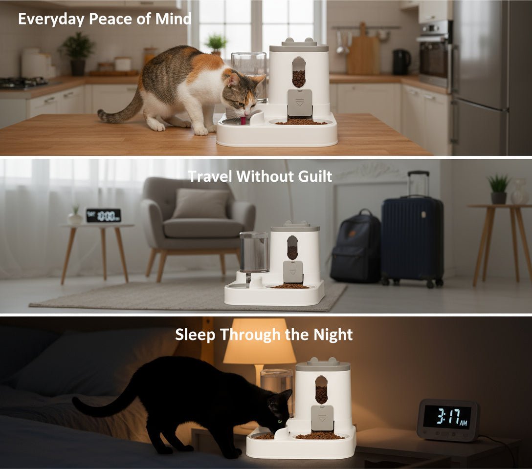 Purrilo 2 in 1 Cat Feeder - Purrilo