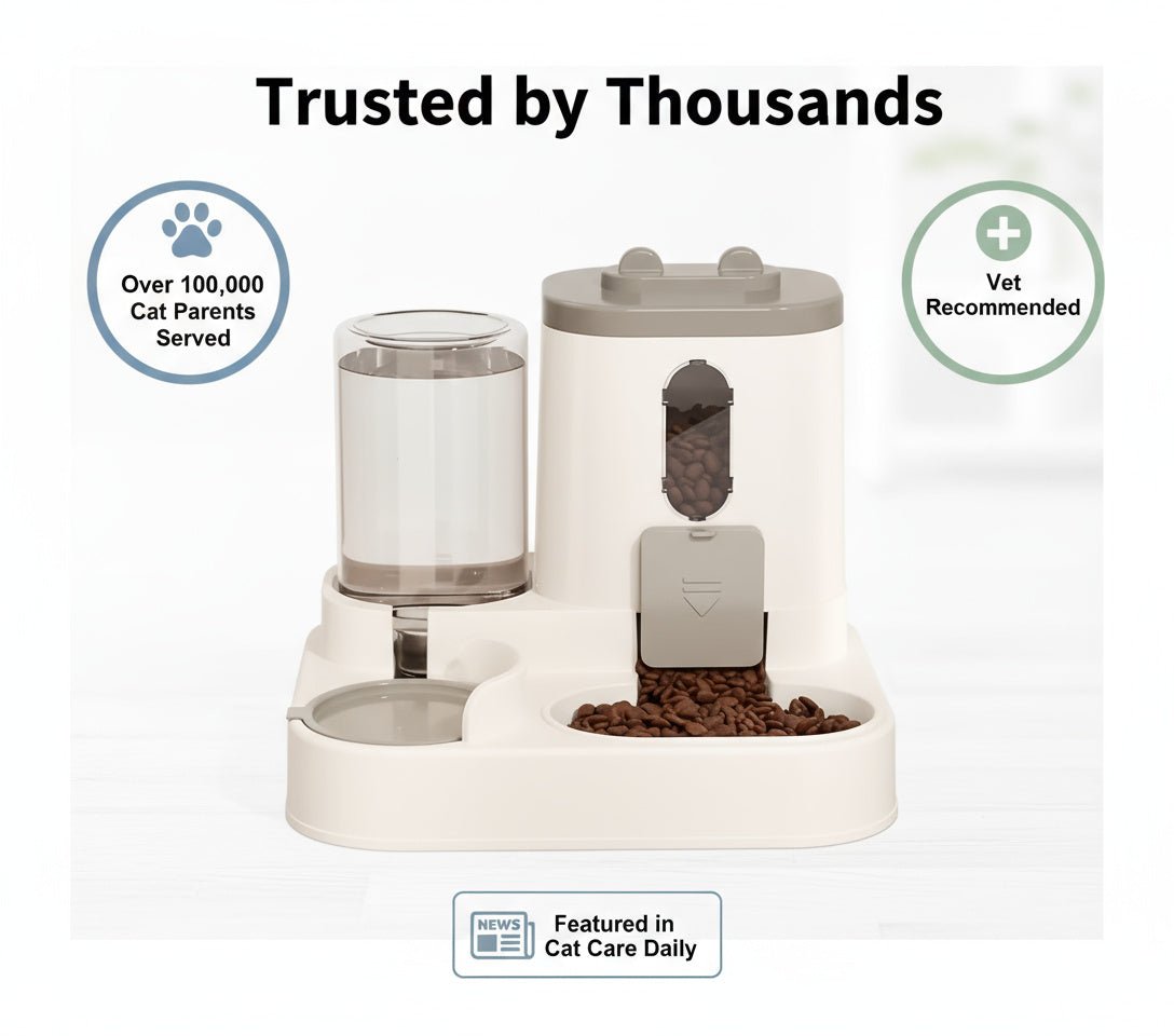 Purrilo 2 in 1 Cat Feeder - Purrilo