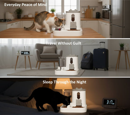 Purrilo 2 in 1 Cat Feeder - Purrilo